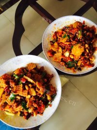 香辣干锅土豆片做法图解5)