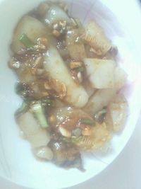 家常菜炒凉粉