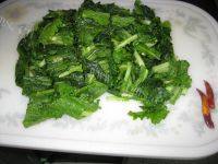 家常菜素炒小白菜做法图解1)
