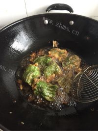 家常菜酿辣椒做法图解4)