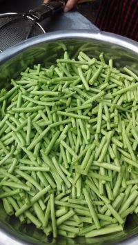 开胃的蒜泥豇豆做法图解1)