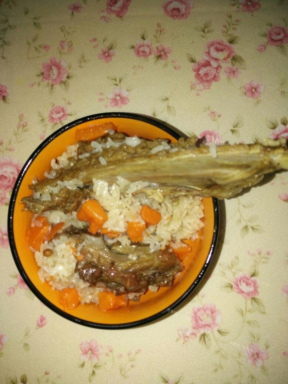 回味无穷的羊肉抓饭