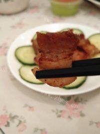 口感丰厚的香煎五花肉