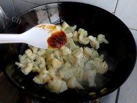 家常菜麻辣花菜做法图解6)