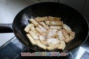 菠菜烧豆腐做法图解4)