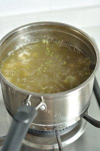 自制绿豆沙冰棍做法图解3)