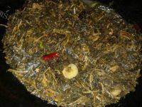 美味的干菜蒸腊肉做法图解7)