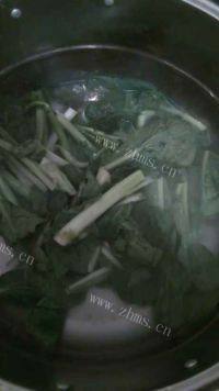 家常菜凉拌菜心做法图解2)