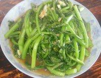 家常菜素炒菜心