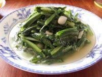 香糯的蒜香油麦菜做法图解6)