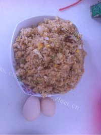喷香的酱油炒饭做法图解8)