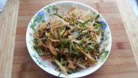 家常黄瓜拌石花菜做法图解12)