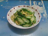 家常菜秋葵炒鸡蛋