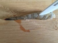 健康的丝瓜酿虾做法图解5)