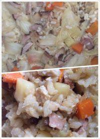美味的腊肉焖饭