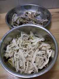 好吃的山药鸡丝粥做法图解3)