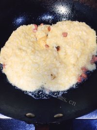 家常蛋炒米（金包银）做法图解8)