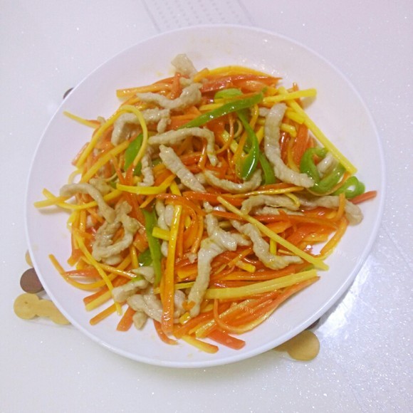 胡萝卜肉丝