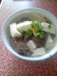 家常菜鸭血豆腐汤