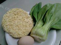营养丰富青菜鸡蛋面做法图解1)