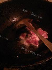 健康的有机菜花炒肉做法图解6)
