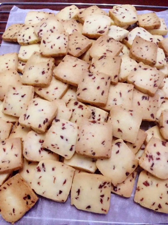 珍馐美味的蔓越莓饼干