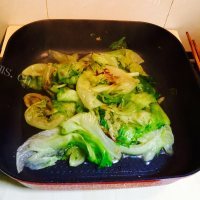 家常菜清炒西生菜做法图解6)