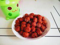 美味的油炸小肉丸