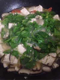 家常菜香菇豆腐做法图解7)