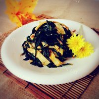 回味无穷的凉拌蒲公英