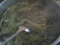 在家做的蒜蓉油麦菜做法图解4)