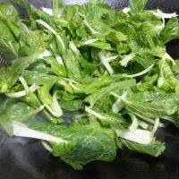家常菜蒜蓉小白菜做法图解4)