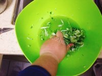 美味佳肴般的泡白菜做法图解3)