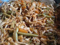 美味的土豆豆角焖面