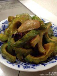 家常菜凉拌苦瓜