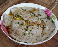 美味的清蒸臭豆腐