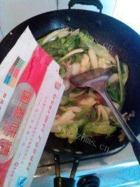 家常菜素炒小白菜