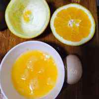 香嫩的橘子蒸蛋的做法图解一