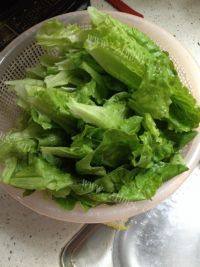 家常菜炒生菜做法图解1)