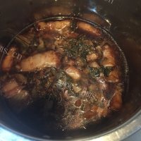 开胃的梅菜烧肉做法图解9)
