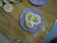 简易香蕉紫薯饼做法图解9)