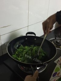 家常菜炒菜心做法图解5)