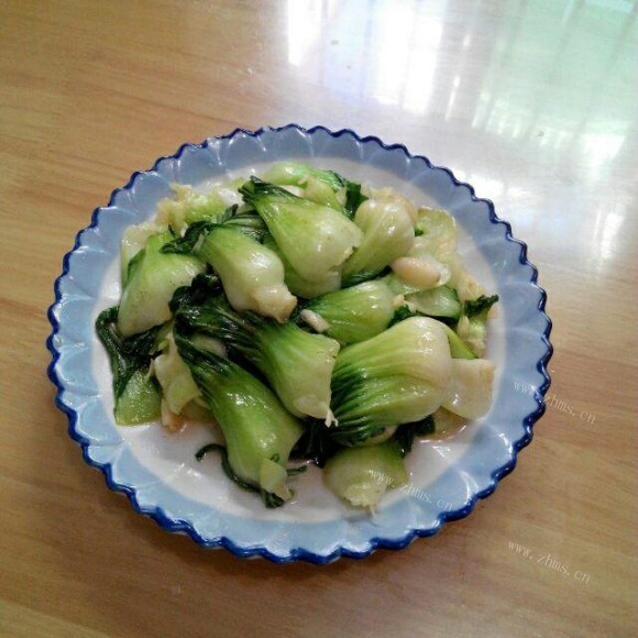 简单版蒜香油菜