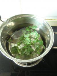 家常薄荷绿豆汤做法图解2)