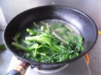 家常菜白灼菜心做法图解5)