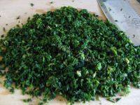 自己做的荠菜馅菜饽饽做法图解2)