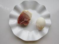 美味肉泥蒸鸡蛋做法图解1)