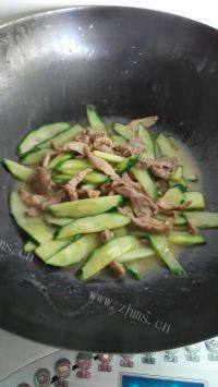 家常菜青瓜炒肉片