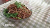 美味的豆芽炒面