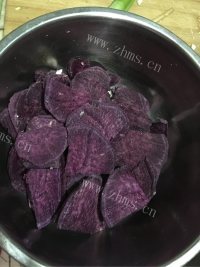 营养丰富的紫薯米糊做法图解2)